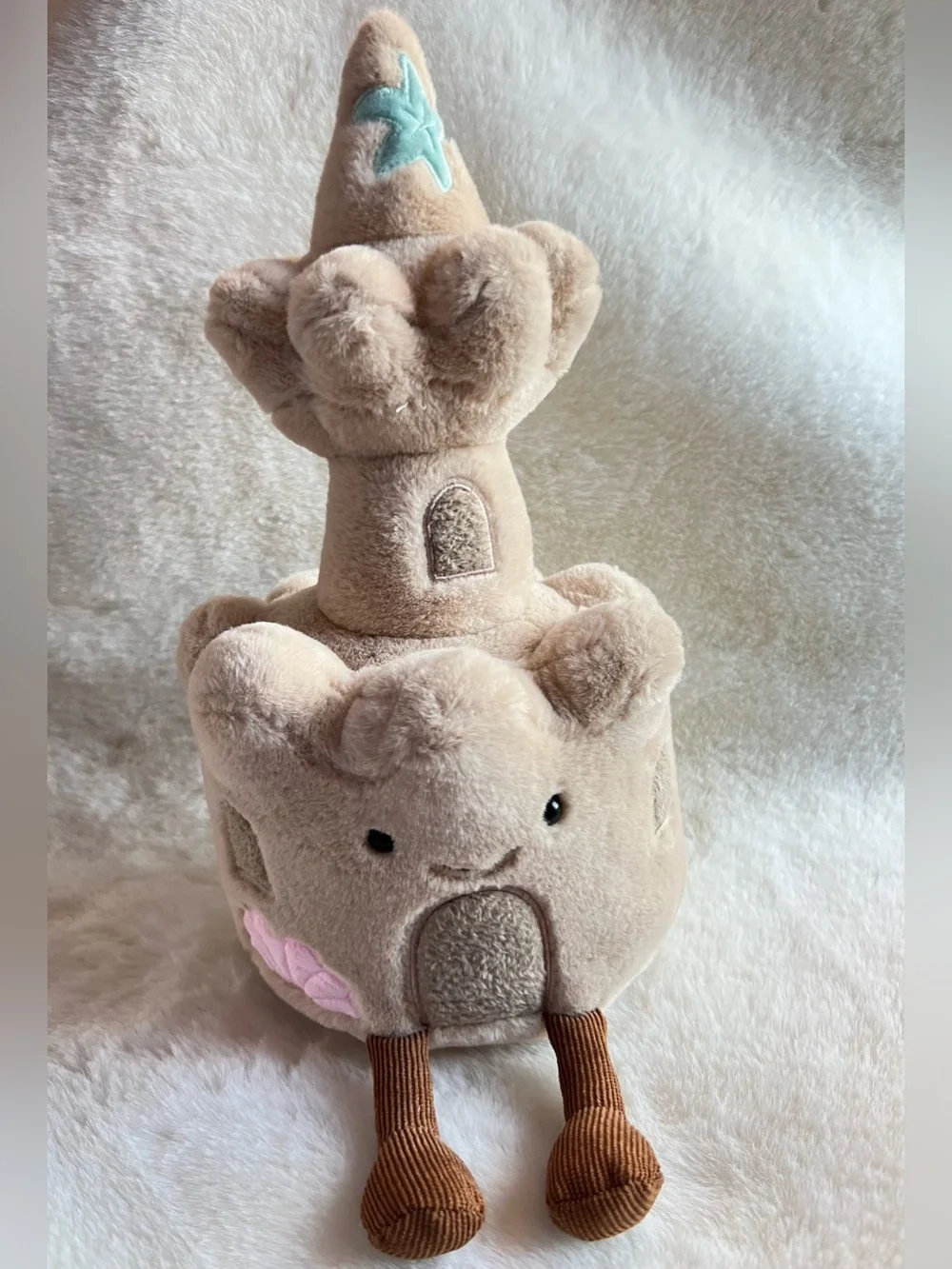 Sandcastle Plush, Cute Beach Themed Stuffed Toy